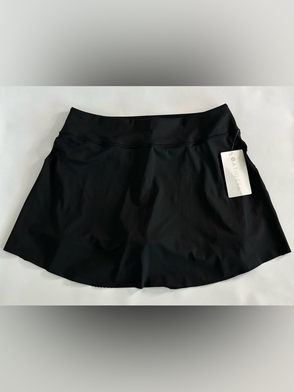 Athleta Ace Advantage Skort Black Size Medium 15.5” Athletic Tennis Golf NWT
